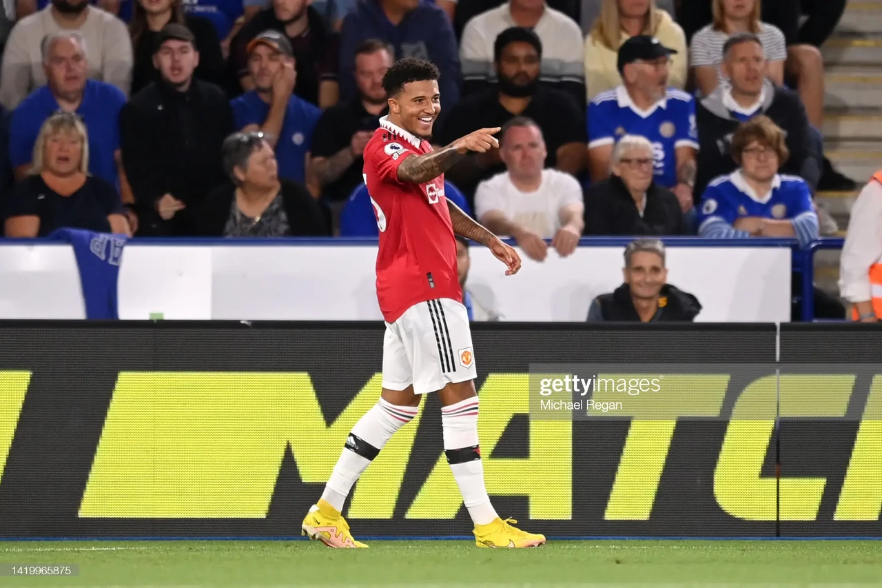 Leicester City 0-1 Manchester United: Sancho the difference maker as Foxes continue to struggle