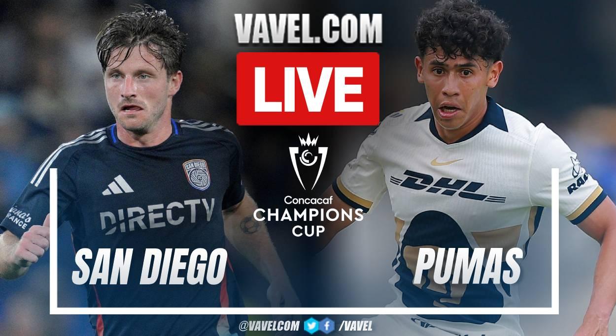 Goals and Highlights: San Diego 4-1 Pumas in Concacaf Champions Cup