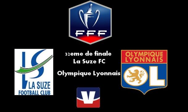 Live La Suze - Lyon (Coupe de France), le match en direct