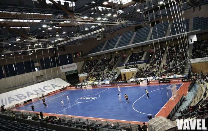 Santiago Futsal piensa en la Copa Xunta tras la derrota ante Ribera Navarra