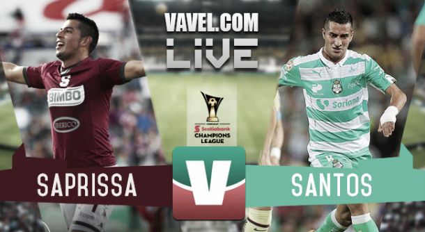 Resultado Saprissa - Santos en Concachampions 2015 (2-1)