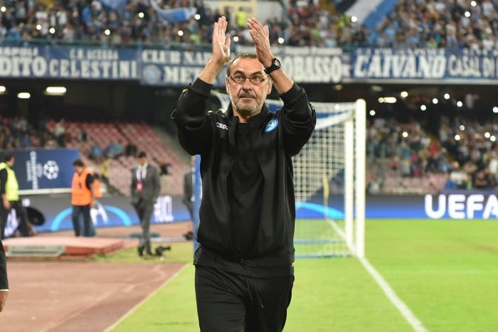 Napoli, Sarri: "Buon punto conquistato, ma i risultati non rispecchiano le prestazioni"