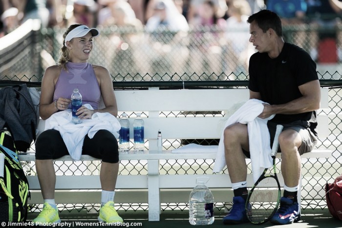 Caroline Wozniacki splits with hitting partner Sascha Bajin