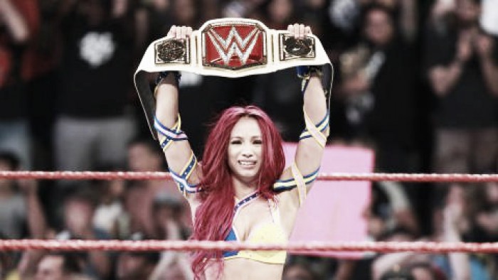 Sasha Banks wins WWE Women's Championship on RAW