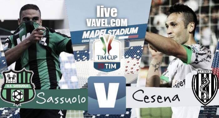 Risultato Sassuolo 1-2 Cesena in Coppa Italia 2016/17: Pellegrini, poi Ciano e Laribi per la qualificazione