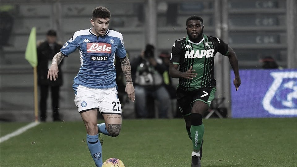 Napoli recebe Sassuolo para acertar erros antes de desafio na Champions League