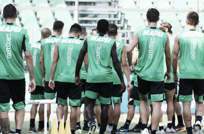 Sassuolo, squadra al lavoro per preparare il match contro la Samp