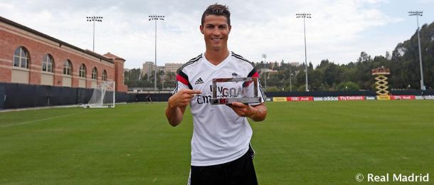 Cristiano Ronaldo, premio Goal 50 al mejor jugador del mundo 2013/14