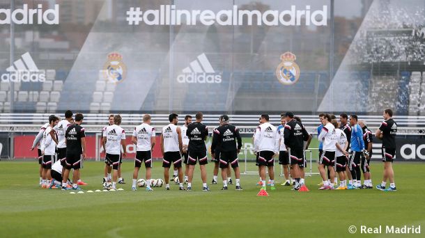 Pepe no se ejercita en la última sesión antes de viajar a Coruña