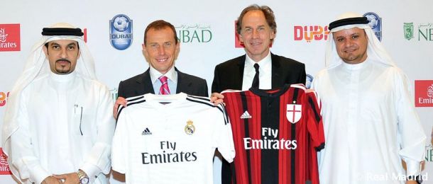 Real Madrid y Milan jugarán un amistoso en Dubai