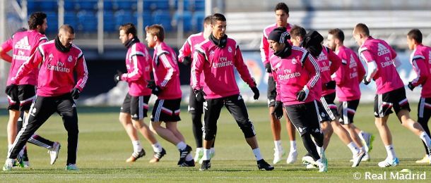 El Real Madrid realiza su primer entrenamiento del año