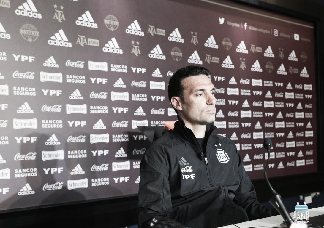 Scaloni habló en conferencia de prensa y confirmó el once que jugará con Perú Scaloni habló en conferencia de prensa y confirmó el once que jugará con Perú