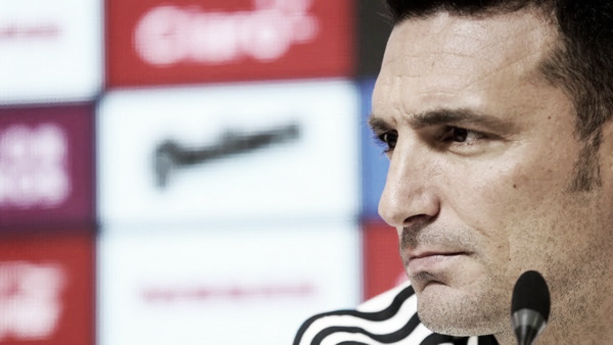 Scaloni: "Es una enorme ilusión y una responsabilidad muy grande estar en este lugar" Scaloni: "Es una enorme ilusión y una responsabilidad muy grande estar en este lugar"