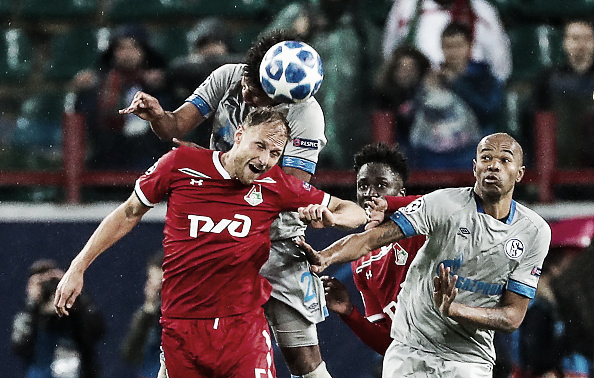 Schalke consegue vitória nos últimos minutos contra Lokomotiv Moscou Schalke consegue vitória nos últimos minutos contra Lokomotiv Moscou