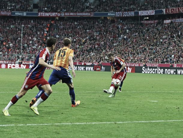 Bayern Munich 1-0 Hertha Berlin: Late Schweinsteiger winner sends Bayern closer to glory