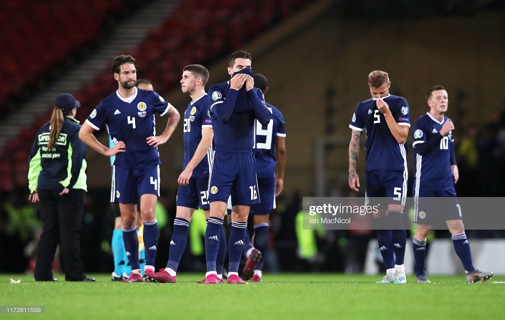 Scotland 1-2 Russia: Russian Roulette leaves Scots in trouble