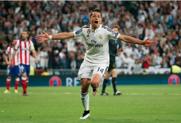 Real Madrid (1) 1-0 (0) Atletico Madrid: Late Chicharito goal sends Real to the semi-finals