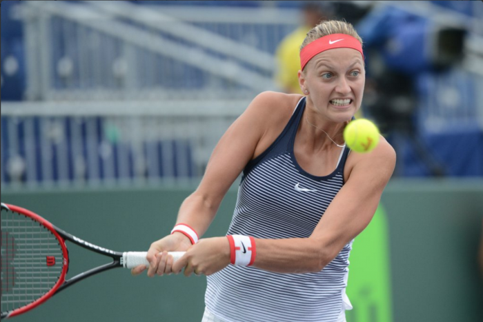 WTA Miami: Petra Kvitova Battles Past Irina Falconi In Miami Open Opener.