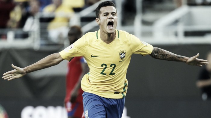Liverpool's Philippe Coutinho bags hat-trick for Brazil in Copa America