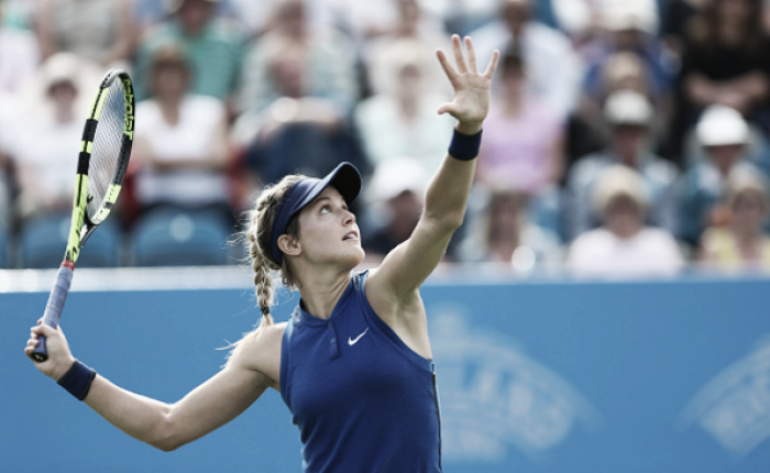 Eugenie Bouchard talks about her health and basketball