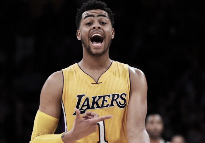 Los Angeles Lakers trade D'Angelo Russell, Timofey Mozgov to Brooklyn Nets for Brook Lopez, first-round pick