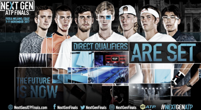 ATP NextGen Finals direct qualifiers set