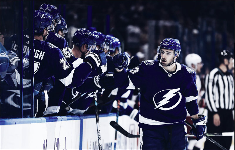 Tampa Bay strikes Lightning into Columbus road trip with 8-2 win