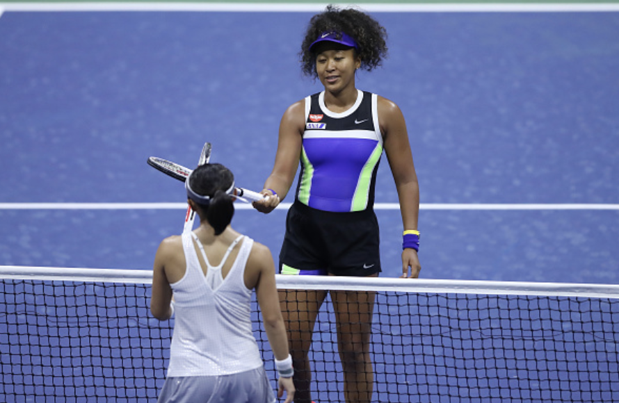 US Open: Naomi Osaka survives tricky opener against countrywoman Misaki Doi