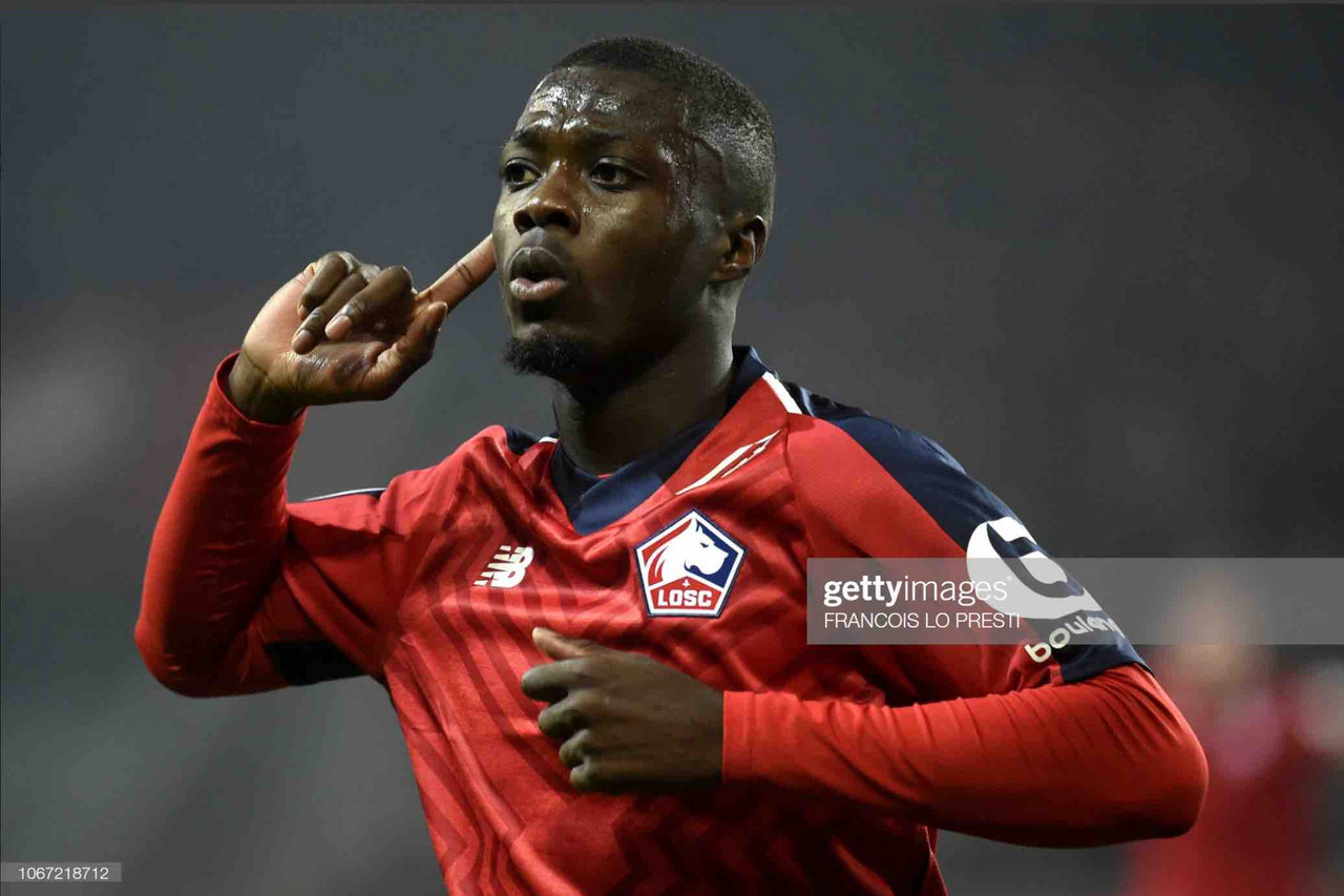 Nicolas Pepe set for Arsenal medical ahead of £72m transfer from Lille OSC