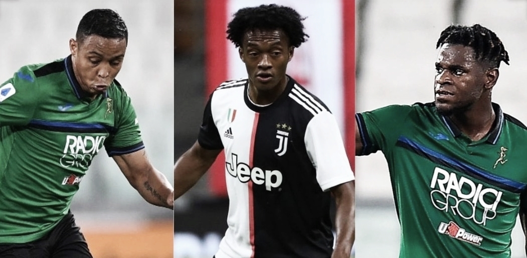 Tres cafeteros presentes en el Juventus vs Atalanta Tres cafeteros presentes en el Juventus vs Atalanta