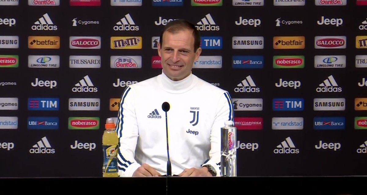 Juventus, Allegri stuzzica il Napoli e ribadisce l'importanza della Coppa Italia: "E' un obiettivo"