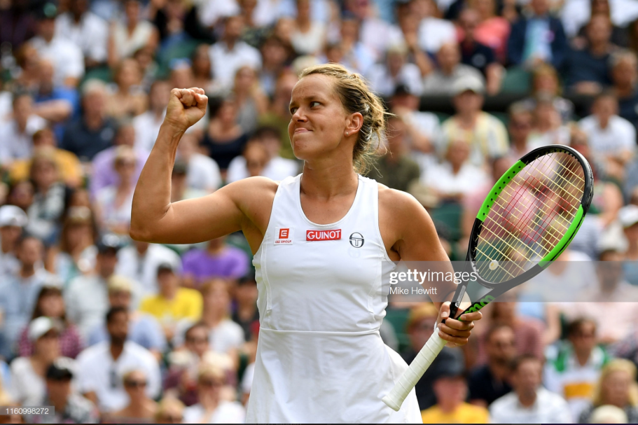 Wimbledon: Barbora Strycova rolls past Johanna Konta to reach first Grand Slam semifinal