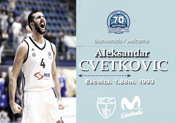 Aleksandar Cvetkovic completa la plantilla de Estudiantes