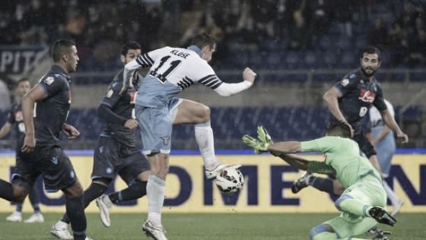 Live Napoli - Lazio in risultato partita Coppa Italia(0-1)