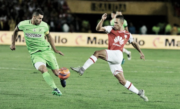 Santa Fé e Atlético Nacional empatam no primeiro jogo da semifinal do Colombiano