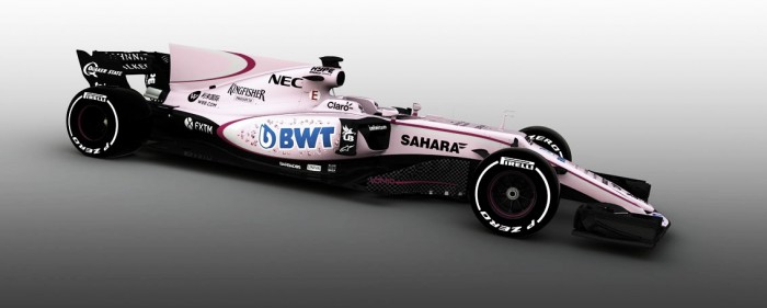 El nuevo Force India será rosa