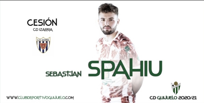 Sebastian Spahiu se marcha cedido al Izarra Sebastian Spahiu se marcha cedido al Izarra