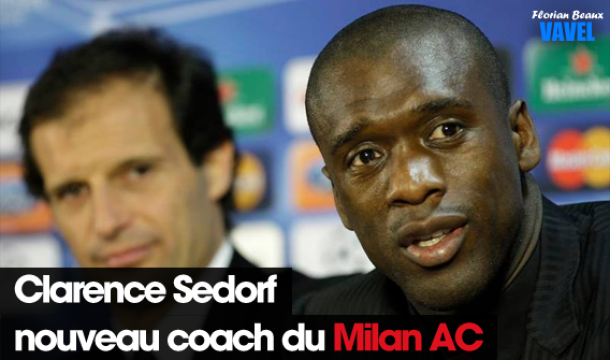 Clarence Seedorf nouveau coach du Milan AC