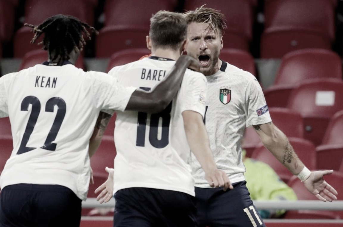 Itália
surpreende fora de casa e bate Holanda pela Liga das Nações Itália
surpreende fora de casa e bate Holanda pela Liga das Nações