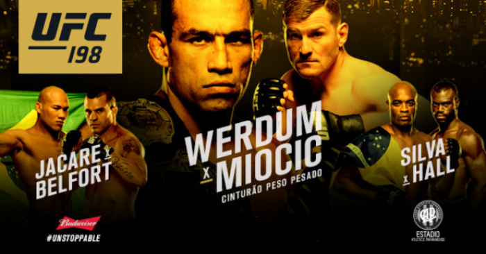 Resultado Fabrício Werdum - Miocic no UFC 198 Brasil