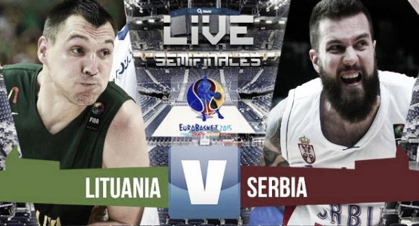 Serbia vs Lituania en vivo y en directo online en el Eurobasket 2015 (0-0)