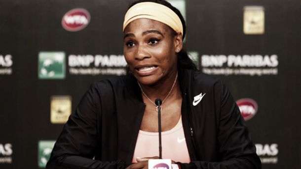 World number one Serena Williams pulls out of BNP Paribas Open semi-final