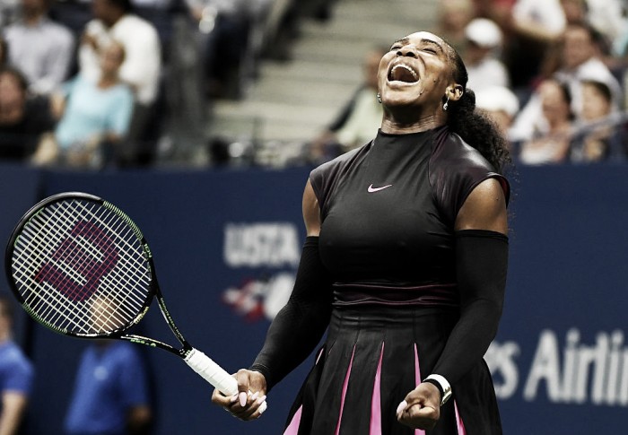 US Open: Serena Williams ganó un partido muy duro frente a Simona Halep