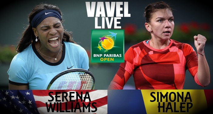 Score Serena Williams - Simona Halep Of The 2016 BNP Paribas Open Quarterfinal (2-0) Score Serena Williams - Simona Halep Of The 2016 BNP Paribas Open Quarterfinal (2-0)