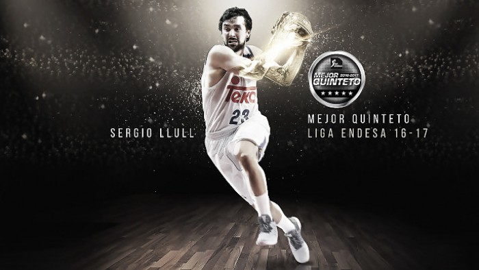 Sergio Llull, elegido en el mejor quinteto de la Liga Endesa