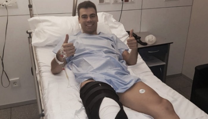 Sergio Lozano operado con éxito de su rotura de ligamento