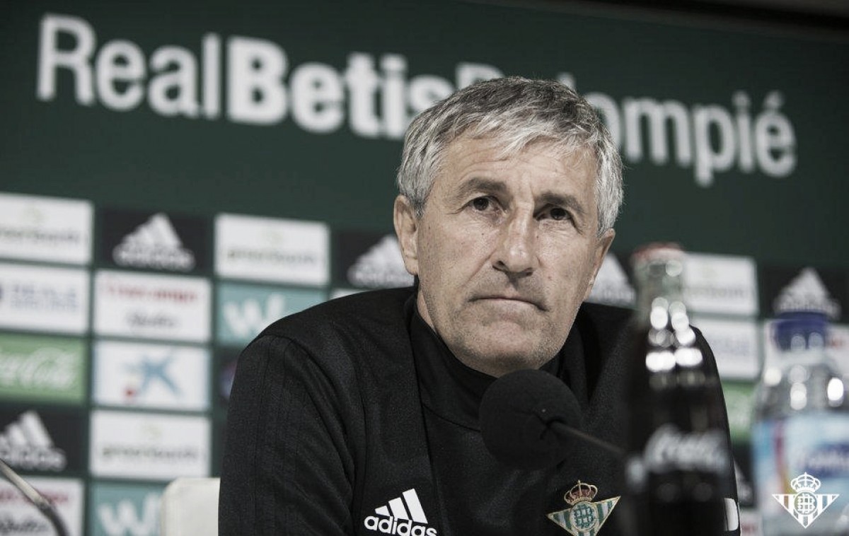 Setién: "Me ha extrañado que Gerard Moreno no esté en la lista de Lopetegui" Setién: "Me ha extrañado que Gerard Moreno no esté en la lista de Lopetegui"
