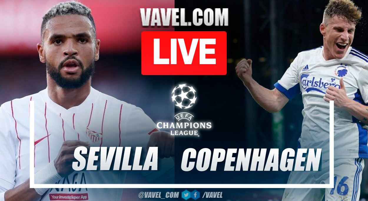 Summary and higlights of Sevilla 3-0 Copenhagen in UEFA Champions League 