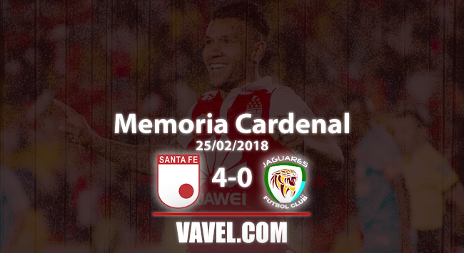 Memoria Cardenal, Santa Fe vs Jaguares: el día en que Wilson Morelo rugió con más fuerza Memoria Cardenal, Santa Fe vs Jaguares: el día en que Wilson Morelo rugió con más fuerza