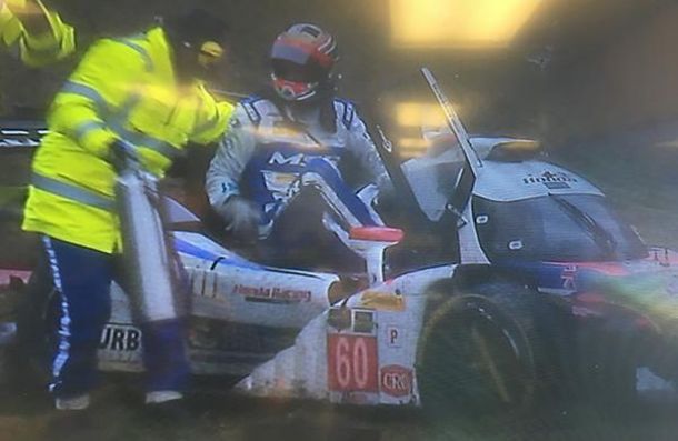 United SportsCar: Michael Shank Racing Crash Out Of Petit Le Mans